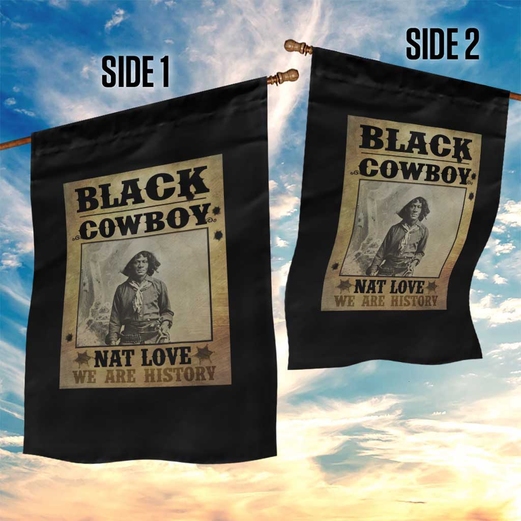 Black Cowboy Nat Love Garden Flag Black History Month TS11 Print Your Wear