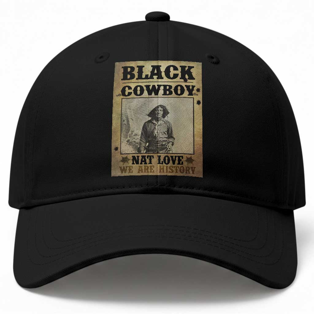 Black Cowboy Nat Love Baseball Cap Black History Month