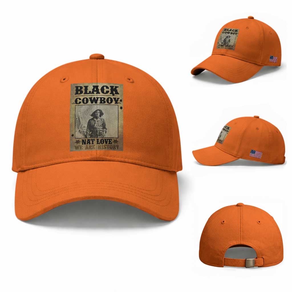Black Cowboy Nat Love Baseball Cap Black History Month