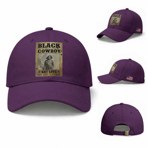 Black Cowboy Nat Love Baseball Cap Black History Month