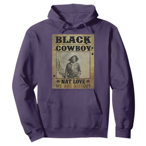 Black Cowboy Nat Love Hoodie Black History Month TS11 Purple Print Your Wear