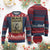 Black Cowboy Nat Love Knit Sweatshirt Black History Month TS11 Burgundy Print Your Wear