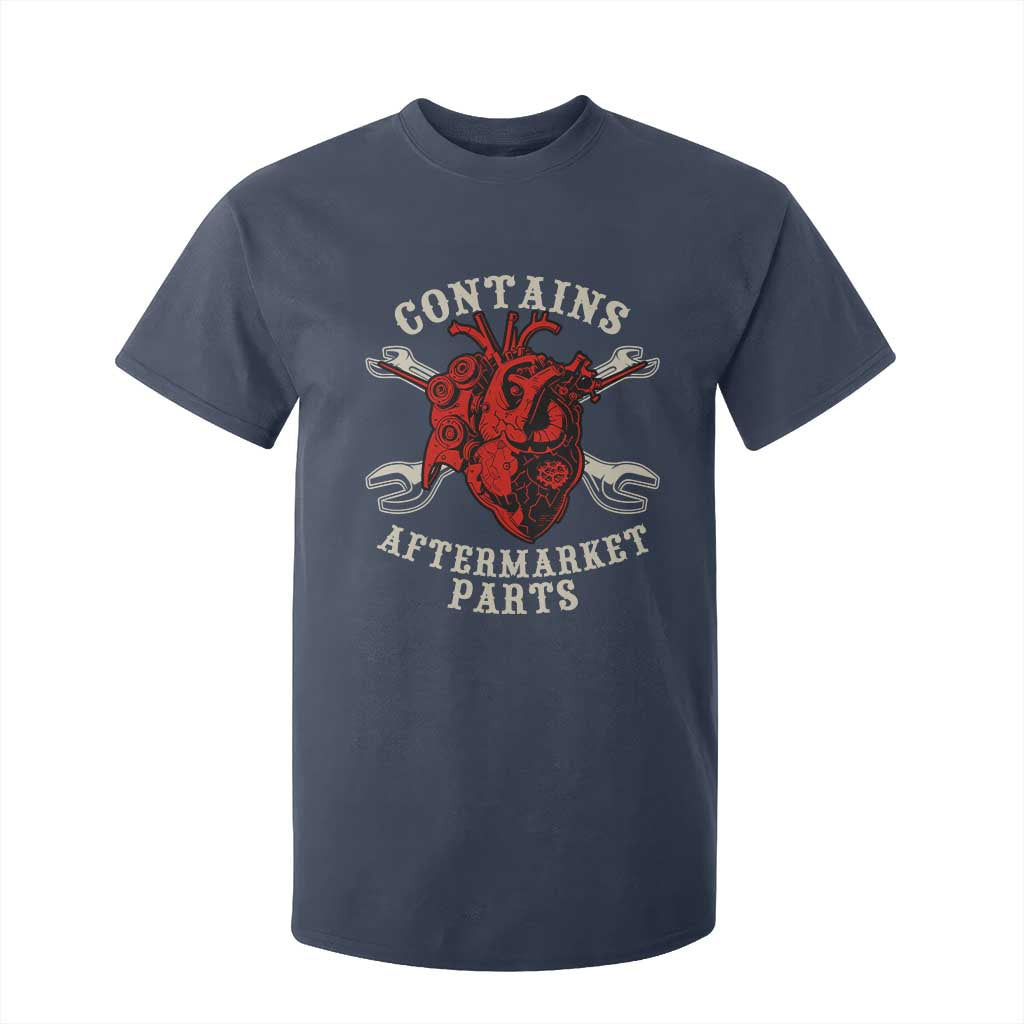 Funny Heart Surgery T Shirt For Kid Contains Aftermarket Parts TS11 Navy Print Your Wear