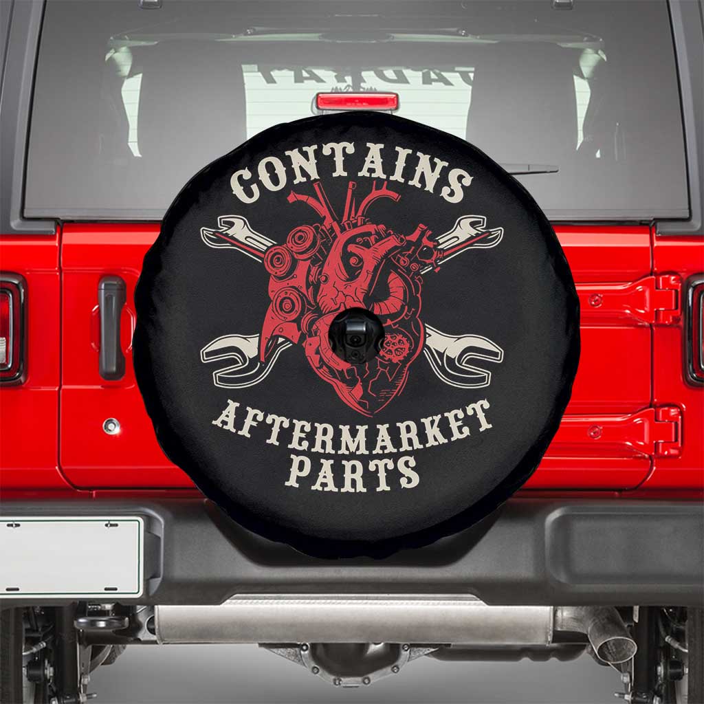 Funny Heart Surgery Spare Tire Cover Contains Aftermarket Parts TS11 Black Print Your Wear