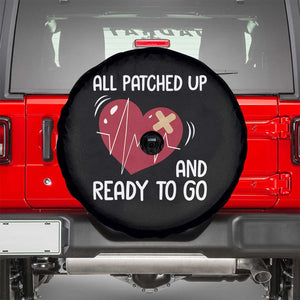 Funny Heart Surgery Recovery Survivor Spare Tire Cover All Patched Up And Ready To Go CHD Awareness TS11 Black Print Your Wear