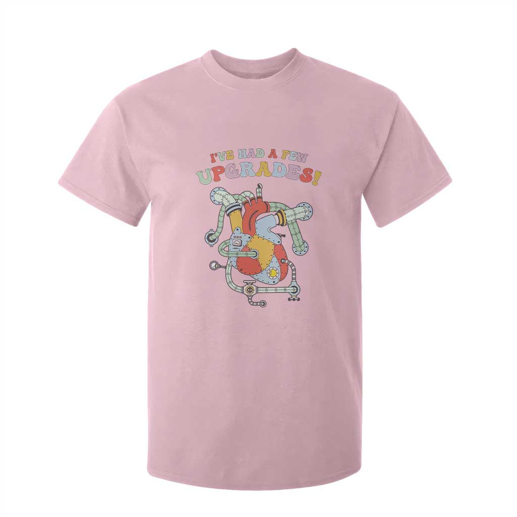 Congenital Heart Disease CHD Awareness T Shirt For Kid I've Had A Few Upgrades Mechanic Toy Heart TS11 Light Pink Print Your Wear