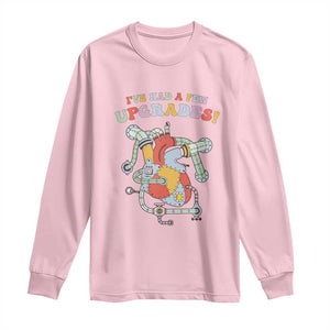 Congenital Heart Disease CHD Awareness Long Sleeve Shirt I've Had A Few Upgrades Mechanic Toy Heart TS11 Light Pink Print Your Wear