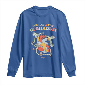 Congenital Heart Disease CHD Awareness Long Sleeve Shirt I've Had A Few Upgrades Mechanic Toy Heart TS11 Royal Blue Print Your Wear