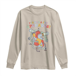 Congenital Heart Disease CHD Awareness Long Sleeve Shirt I've Had A Few Upgrades Mechanic Toy Heart TS11 Sand Print Your Wear