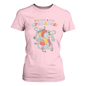 Congenital Heart Disease CHD Awareness T Shirt For Women I've Had A Few Upgrades Mechanic Toy Heart TS11 Light Pink Print Your Wear