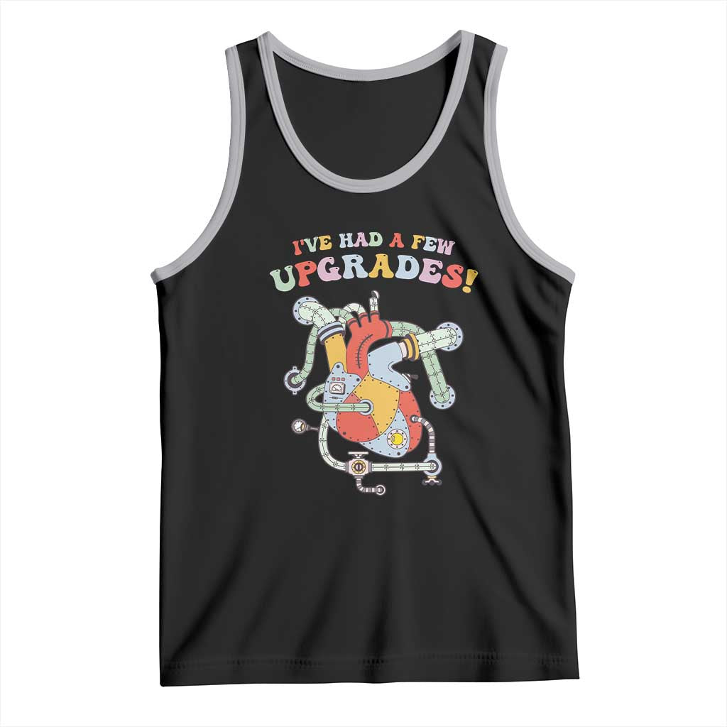 Congenital Heart Disease CHD Awareness Tank Top I've Had A Few Upgrades Mechanic Toy Heart TS11 Black Athletic Heather Print Your Wear
