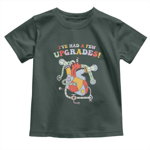 Congenital Heart Disease CHD Awareness Toddler T Shirt I've Had A Few Upgrades Mechanic Toy Heart TS11 Dark Forest Green Print Your Wear