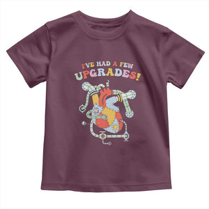 Congenital Heart Disease CHD Awareness Toddler T Shirt I've Had A Few Upgrades Mechanic Toy Heart TS11 Maroon Print Your Wear