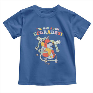 Congenital Heart Disease CHD Awareness Toddler T Shirt I've Had A Few Upgrades Mechanic Toy Heart TS11 Royal Blue Print Your Wear