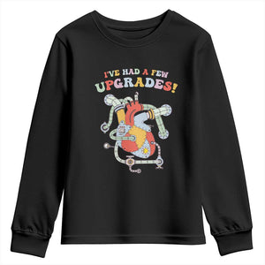 Congenital Heart Disease CHD Awareness Youth Sweatshirt I've Had A Few Upgrades Mechanic Toy Heart TS11 Black Print Your Wear