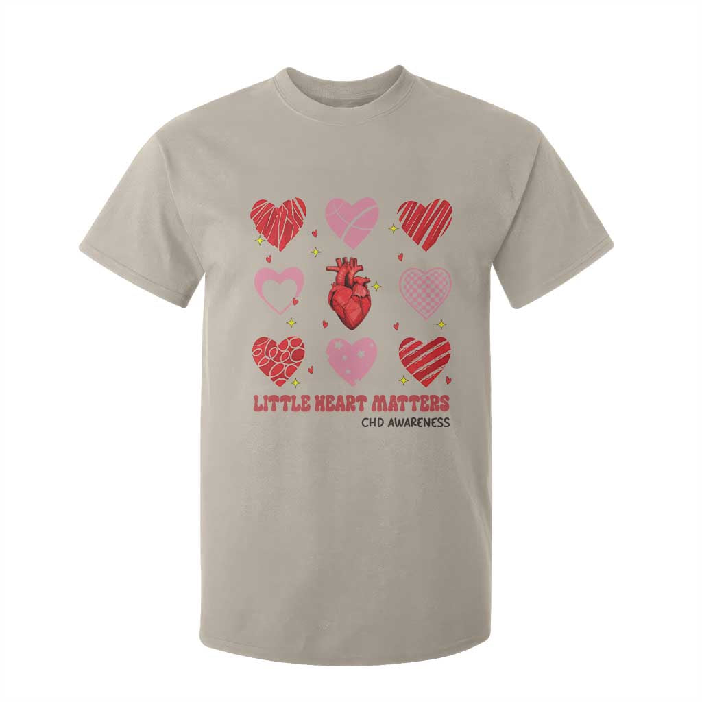 Congenital Heart Disease CHD Awareness T Shirt For Kid Little Heart Matters TS11 Sand Print Your Wear