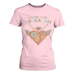 Congenital Heart Disease CHD Awareness T Shirt For Women I've Had A Few Upgrades Toy Heart TS11 Light Pink Print Your Wear