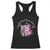 CHD Awareness Racerback Tank Top Congenital Heart Disease Awareness Floral Rib Cage TS11 Black Print Your Wear