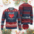Heart Of A Warrior Knit Sweatshirt CHD Awareness Heart TS11 Burgundy Print Your Wear