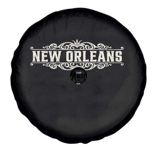 NOLA New Orleans Pride Vintage Scrollwork Spare Tire Cover TS11 Print Your Wear