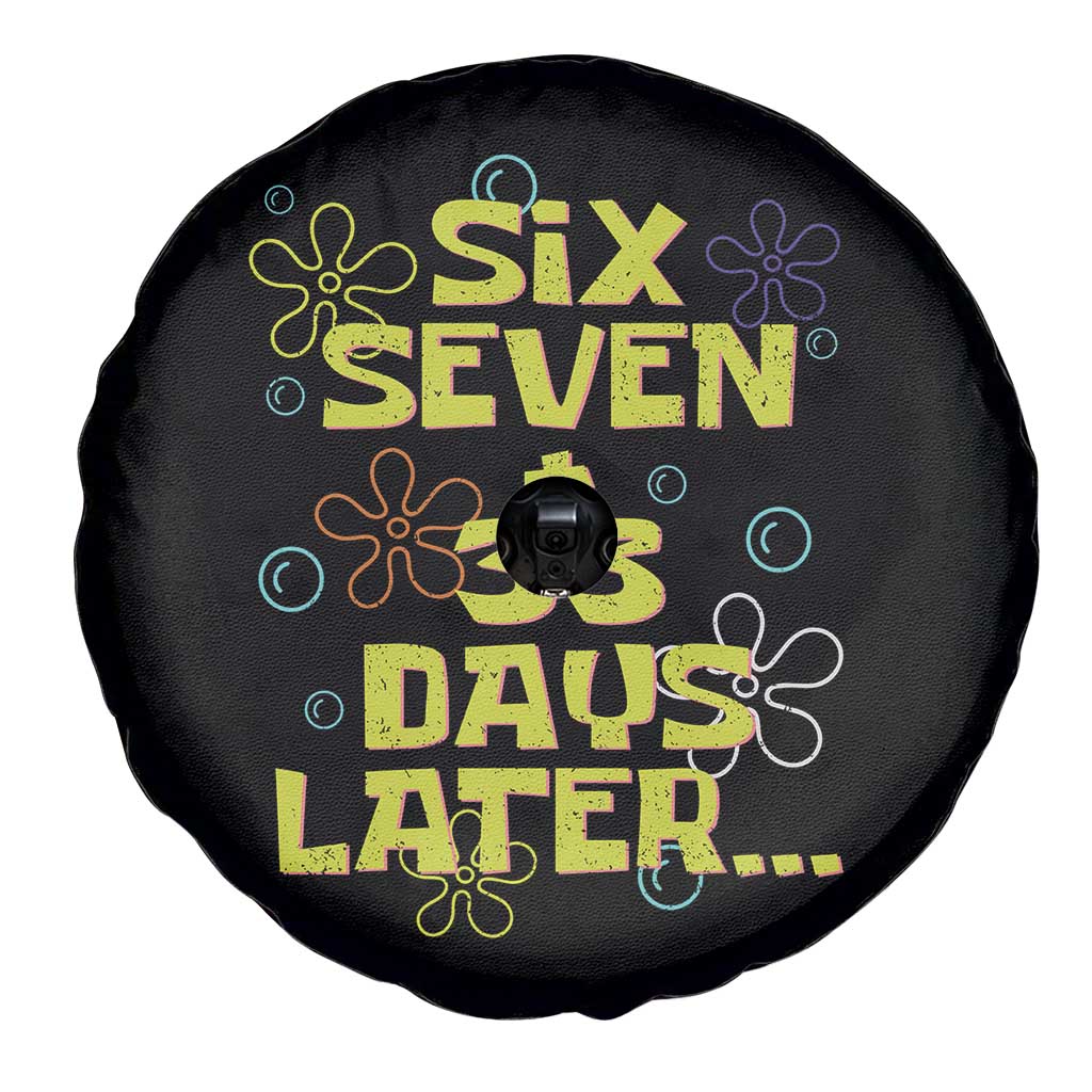 Funny 67 33 100 Days Of School Spare Tire Cover 100th Day Six Seven Days Later TS11 Print Your Wear