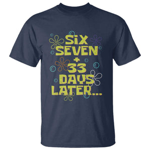 Funny 67 33 100 Days Of School T Shirt 100th Day Six Seven Days Later TS11 Navy Print Your Wear