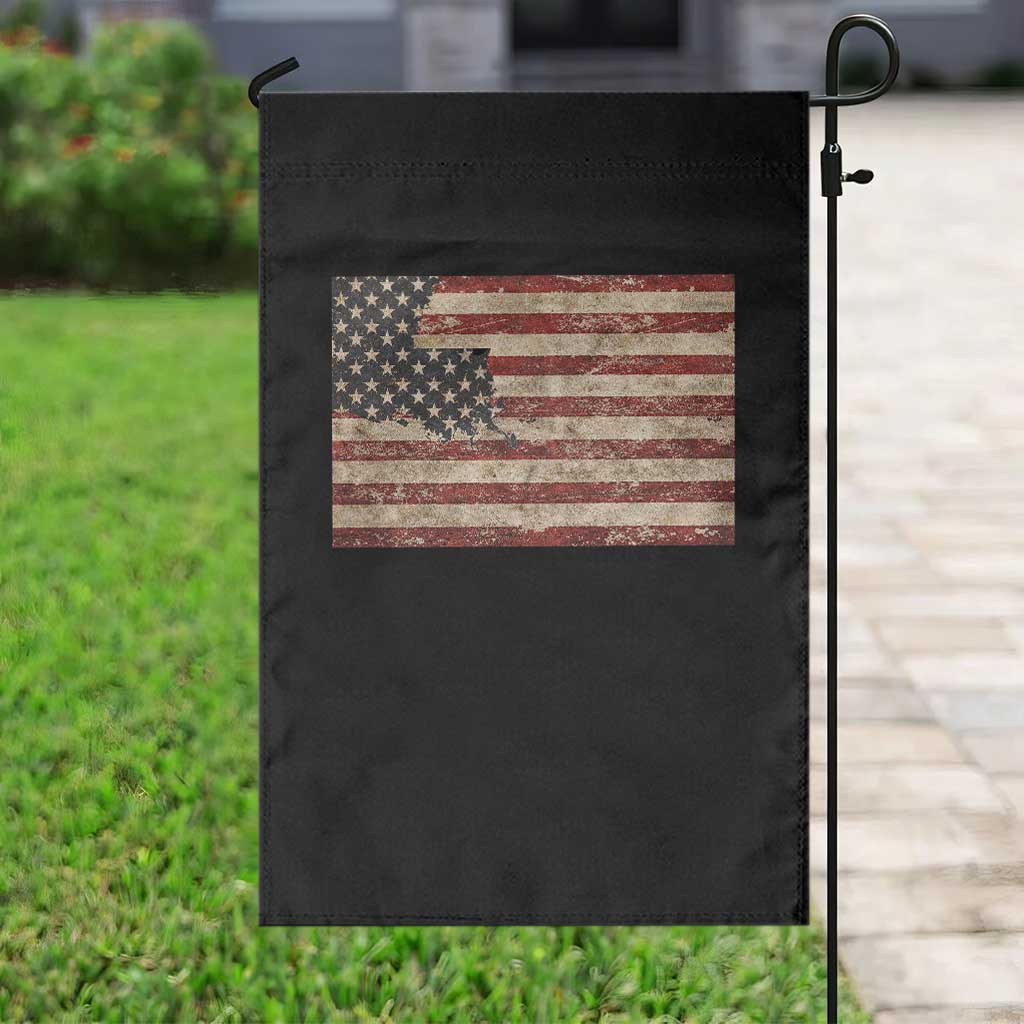 Louisiana Pride Vintage American Flag State Map Garden Flag TS11 Print Your Wear