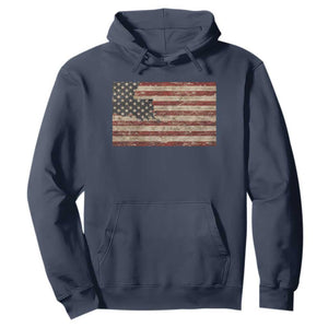 Louisiana Pride Vintage American Flag State Map Hoodie TS11 Navy Print Your Wear