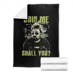 Adam Inspired Memorial Throw Blanket Join Me Shall You The Woo Tribute TS11 Black Print Your Wear