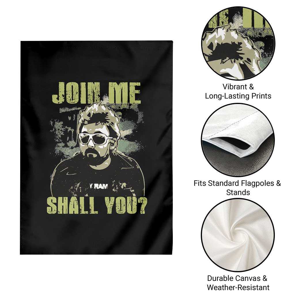 Adam Inspired Memorial Garden Flag Join Me Shall You The Woo Tribute TS11 Print Your Wear