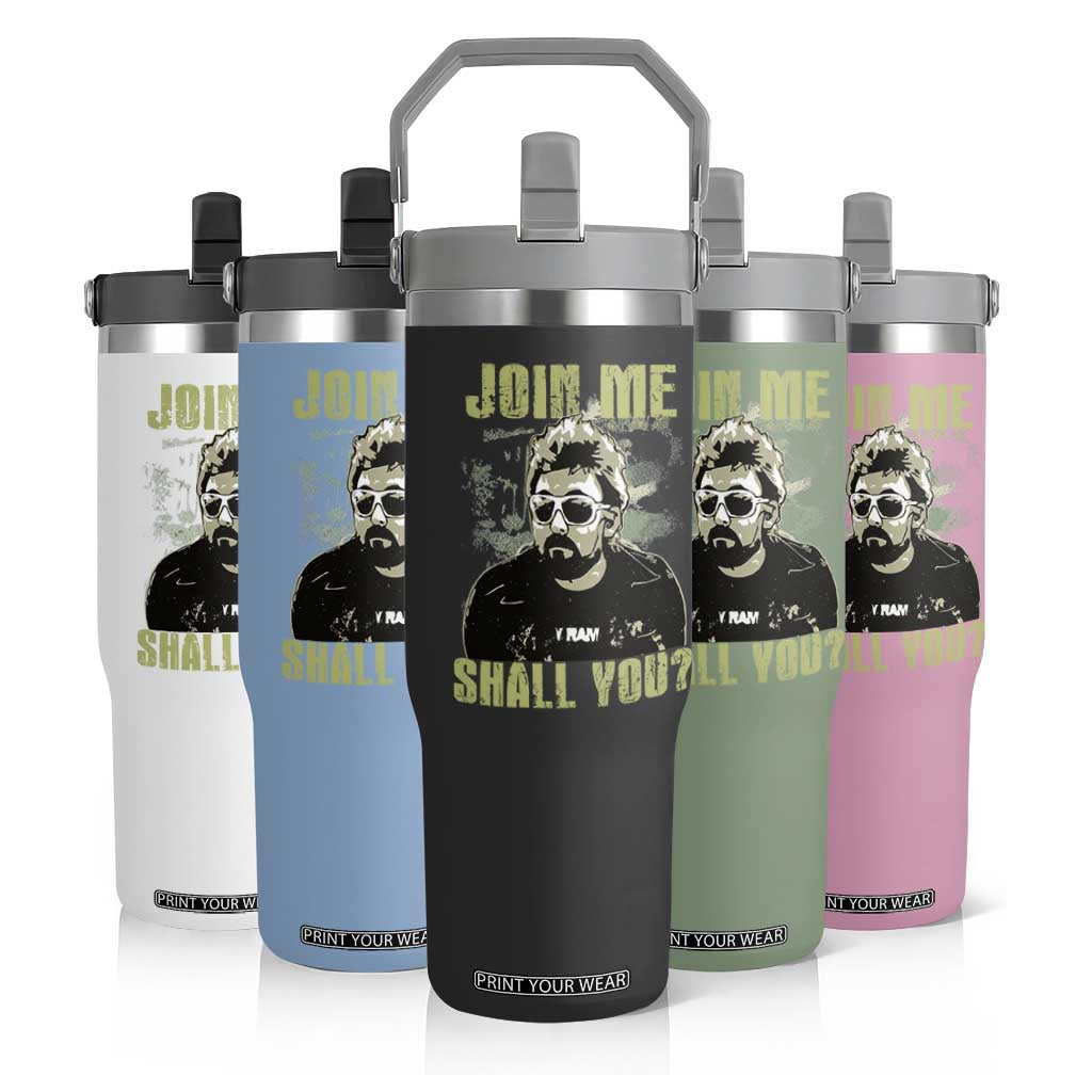 Adam Inspired Memorial Flip Straw Tumbler Join Me Shall You The Woo Tribute TS11 Print Your Wear