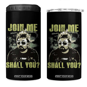 Adam Inspired Memorial 4 in 1 Can Cooler Tumbler Join Me Shall You The Woo Tribute TS11 One Size: 16 oz Black Print Your Wear