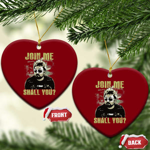 Adam Inspired Memorial Ceramic Ornament Join Me Shall You The Woo Tribute TS11 Print Your Wear