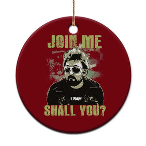 Adam Inspired Memorial Ceramic Ornament Join Me Shall You The Woo Tribute TS11 1pc Red Print Your Wear