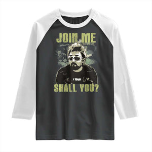 Adam Inspired Memorial Raglan Shirt Join Me Shall You The Woo Tribute TS11 Black White Print Your Wear
