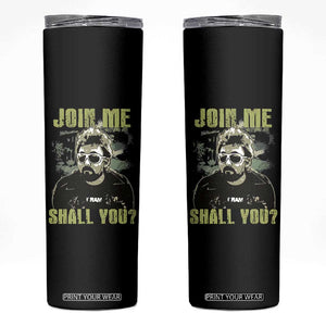 Adam Inspired Memorial Skinny Tumbler Join Me Shall You The Woo Tribute TS11 Black Print Your Wear