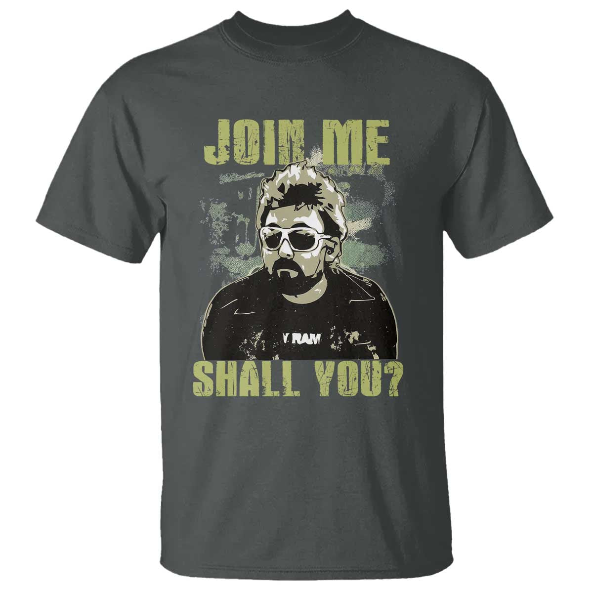 Adam Inspired Memorial T Shirt Join Me Shall You The Woo Tribute TS11 Dark Heather Print Your Wear