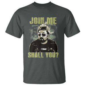 Adam Inspired Memorial T Shirt Join Me Shall You The Woo Tribute TS11 Dark Heather Print Your Wear