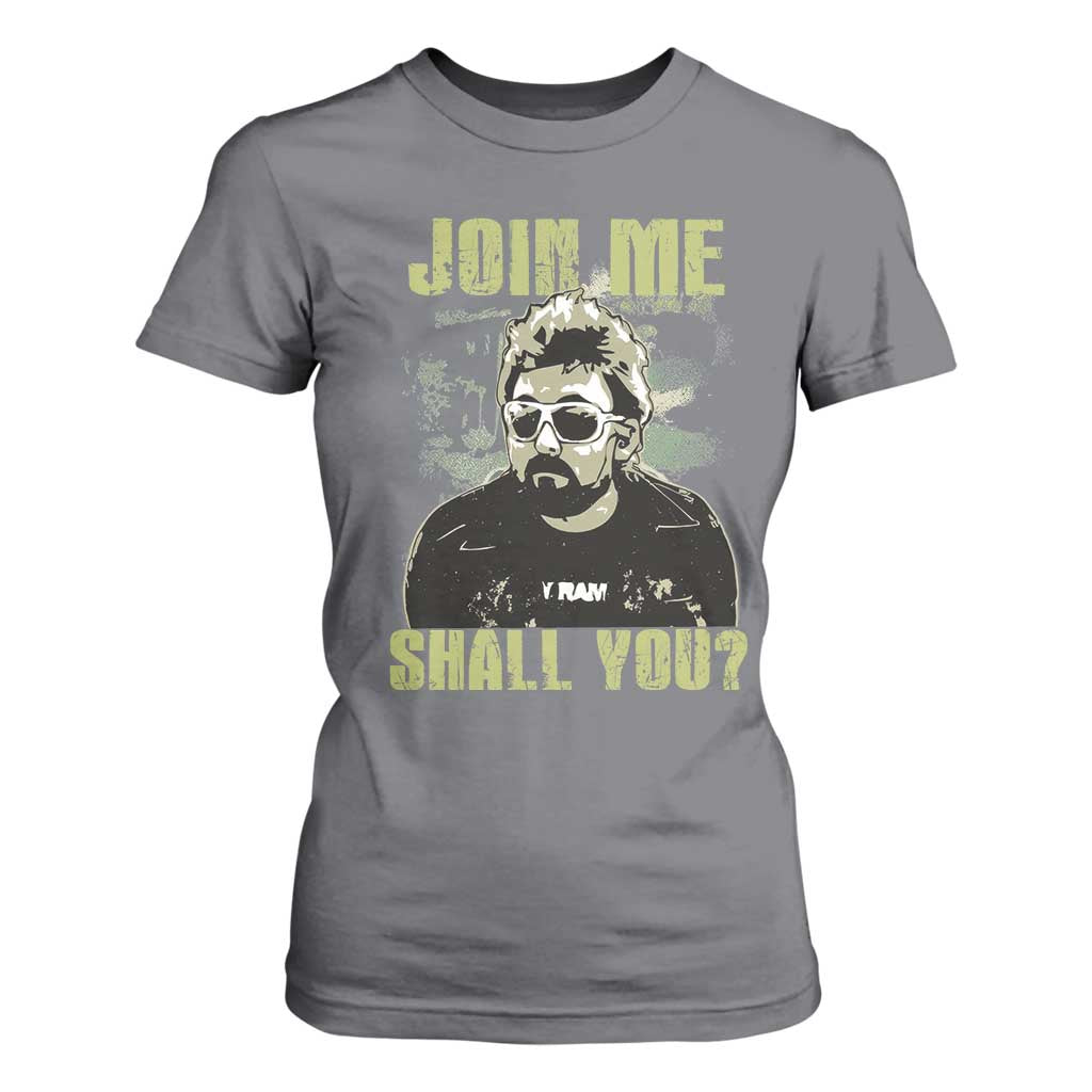 Adam Inspired Memorial T Shirt For Women Join Me Shall You The Woo Tribute TS11 Charcoal Print Your Wear
