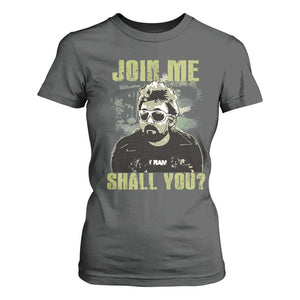 Adam Inspired Memorial T Shirt For Women Join Me Shall You The Woo Tribute TS11 Dark Heather Print Your Wear