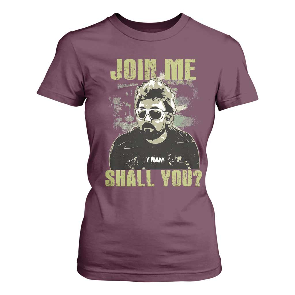 Adam Inspired Memorial T Shirt For Women Join Me Shall You The Woo Tribute TS11 Maroon Print Your Wear