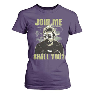 Adam Inspired Memorial T Shirt For Women Join Me Shall You The Woo Tribute TS11 Purple Print Your Wear