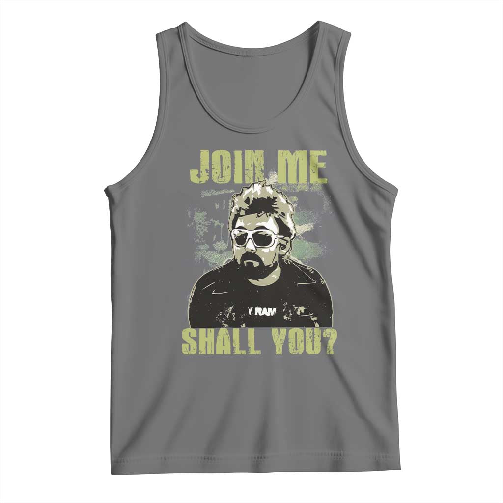 Adam Inspired Memorial Tank Top Join Me Shall You The Woo Tribute TS11 Black Heather Print Your Wear