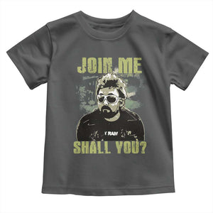 Adam Inspired Memorial Toddler T Shirt Join Me Shall You The Woo Tribute TS11 Dark Heather Print Your Wear