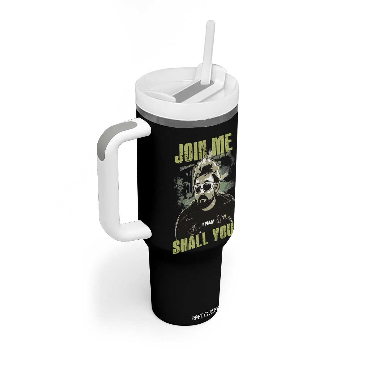 Adam Inspired Memorial Tumbler With Handle Join Me Shall You The Woo Tribute TS11 Print Your Wear