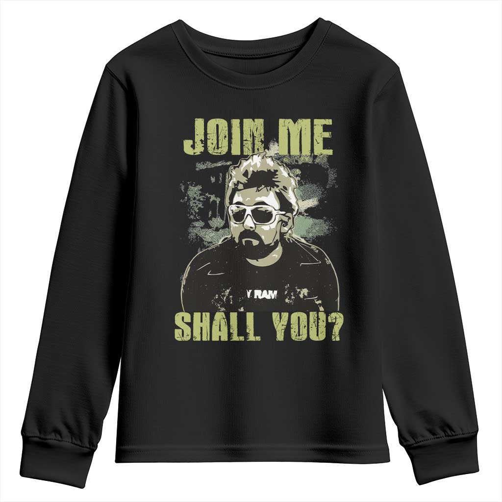 Adam Inspired Memorial Youth Sweatshirt Join Me Shall You The Woo Tribute TS11 Black Print Your Wear