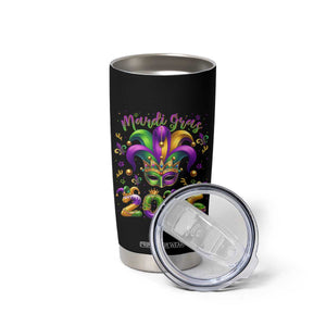 Mardi Gras 2026 Tumbler Cup Funny Jester Hat Carnival Fleur De Lis TS11 Print Your Wear