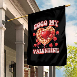 Eggo My Valentine Garden Flag Funny Romantic Stranger Valentine's Day TS11 Print Your Wear