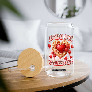Eggo My Valentine Glass Can Funny Romantic Stranger Valentine's Day TS11 Print Your Wear