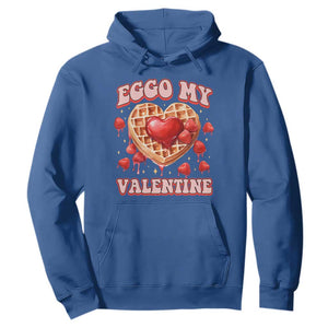 Eggo My Valentine Hoodie Funny Romantic Stranger Valentine's Day TS11 Royal Blue Print Your Wear